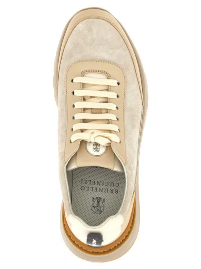 Brunello Cucinelli Sneakers Featuring Pull Tab