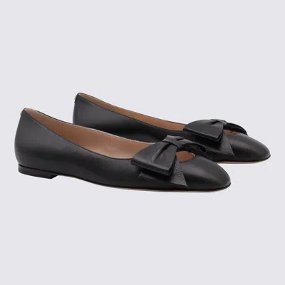 Valentino Bowow Ballerina Flats In Black