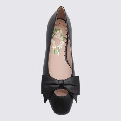 Valentino Bowow Ballerina Flats In Black