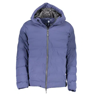 U.s. Polo Assn Blue Elastane Jacket In Blue