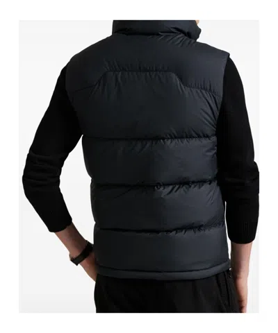 Polo Ralph Lauren Padded Gorham Black Vest In Blue