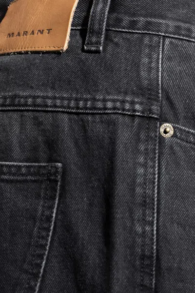 Isabel Marant Belt Loop Jeans In Gray