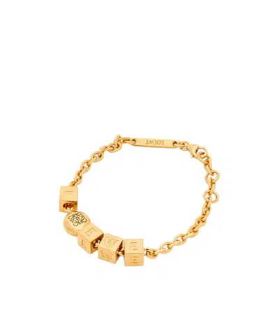 Loewe Adjustable Bracelet In Gold