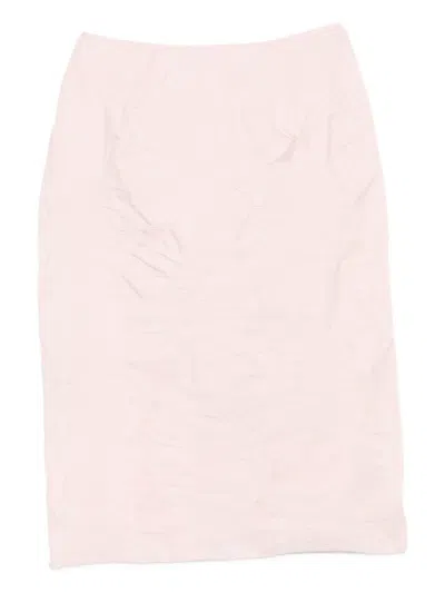Cecilie Bahnsen Pleated Midi Skirt In Pink