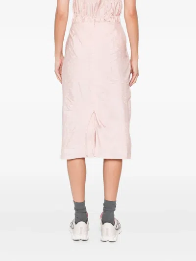 Cecilie Bahnsen Pleated Midi Skirt In Pink