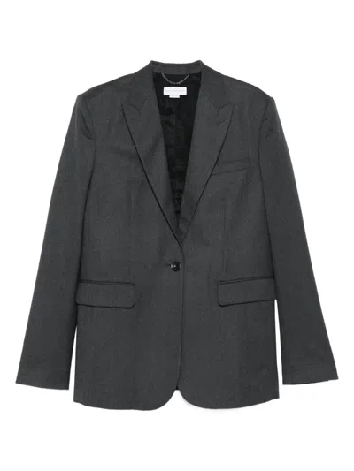 Stella Mccartney Single-breasted Blazer In Gray