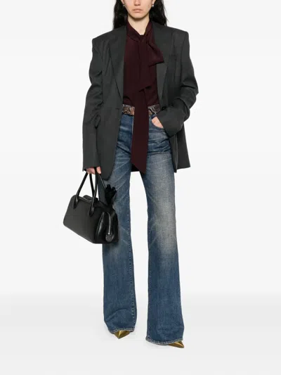 Stella Mccartney Single-breasted Blazer In Gray