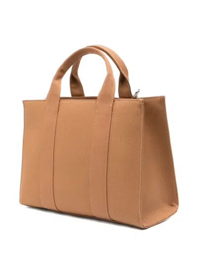 Karl Lagerfeld Rue St-guillaume Medium Square Tote Bag In Brown