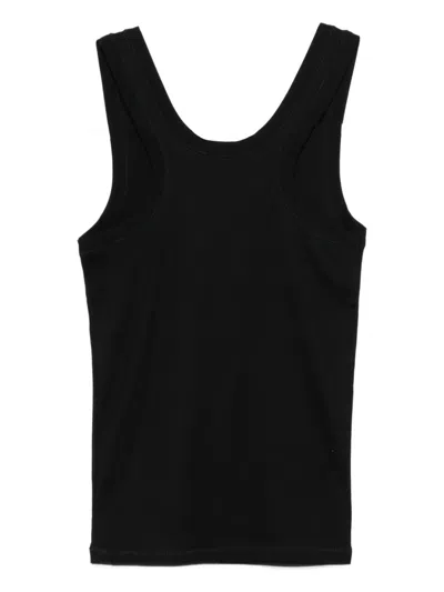 Herskind Fine-ribbed Tank Top In Black