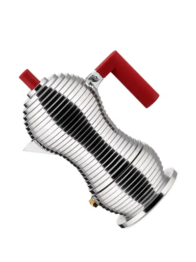 Alessi Pulcina 1-cup Espresso Coffee Maker In Red