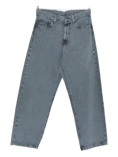 Carhartt Landon Logo-patch Jeans In Blue