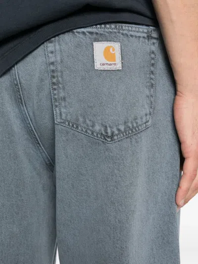 Carhartt Landon Logo-patch Jeans In Blue