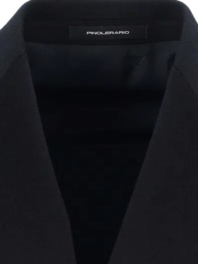 Tagliatore Blue London Double-breasted Coat In Blue