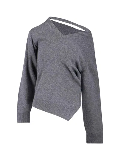 Rohe Asymmetrical Sweater In Gray