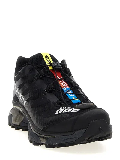 Salomon Streamlined Black Sneakers With Rugged Outsole And Breathable Upper