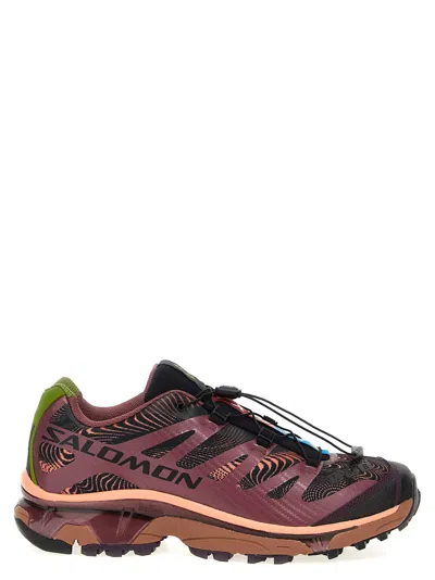 Salomon Xt-4 Rubber-trimmed Mesh Sneakers In Multi