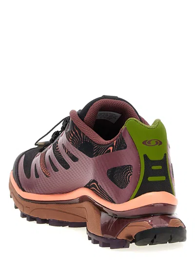 Salomon Xt-4 Rubber-trimmed Mesh Sneakers In Multi