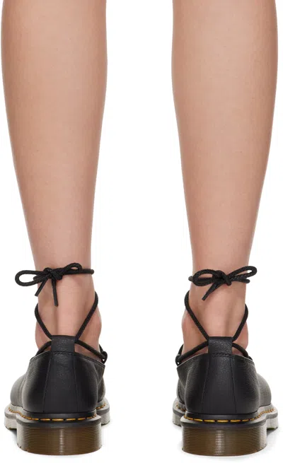 Dr. Martens Elphie Leather Ballet Flat Women In Black