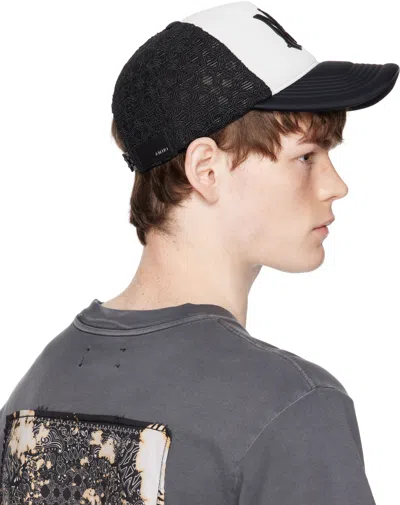 Amiri Ma Logo-embroidered Scuba And Mesh Trucker Cap In Multi