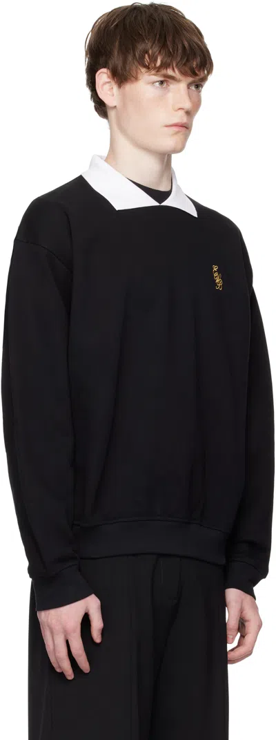 Ernest W Baker Black Golf Polo In Multi