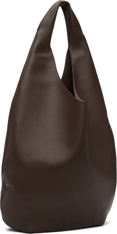 Apc A.p.c. Le Neige Shopper Bag - Leather - Brown In Brown