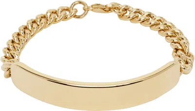 Apc A. P.c. Darwin Curb Chain Bracelet L Silver In Gold