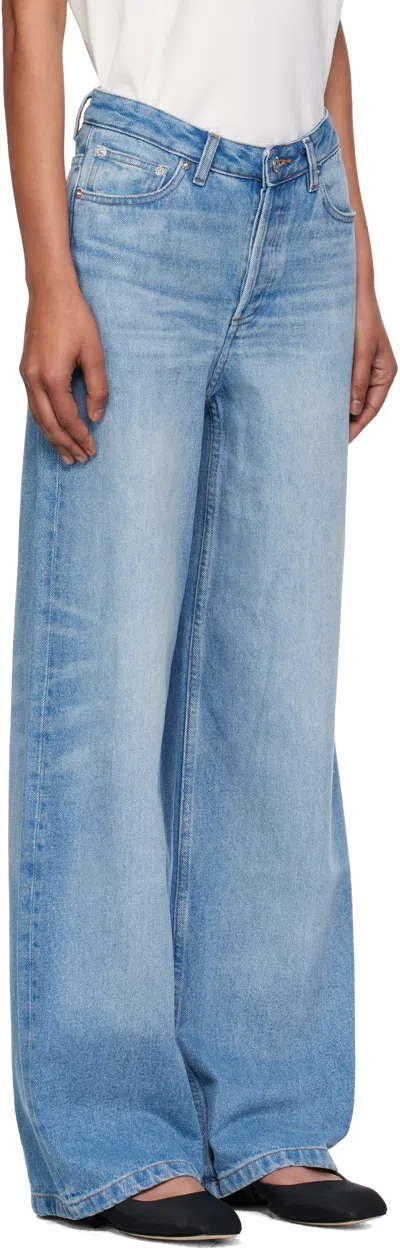 A.p.c. Elisabeth Jeans In Blue