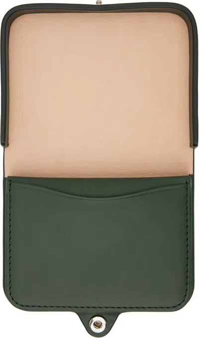 Apc Josh Coin Purse In Green