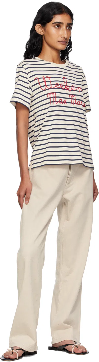 Weekend Max Mara Olga Striped T-shirt In Multi