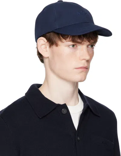 Apc Navy Charlie Cap In Blue