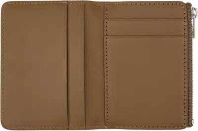 Apc Stefan Zip Card Holder In Brown