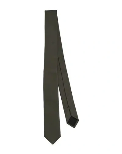 Givenchy Man Ties & Bow Ties Dark Green Size - Silk In Green