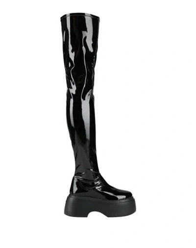 Le Silla Woman Boot Black Size 6.5 Synthetisches Material In Black