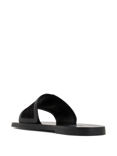 Valentino Garavani Superstar Leather Sandals For Modern Elegance In Black