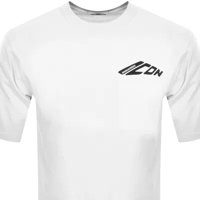 Dsquared2 Dsquared Men Icon T-shirt In White
