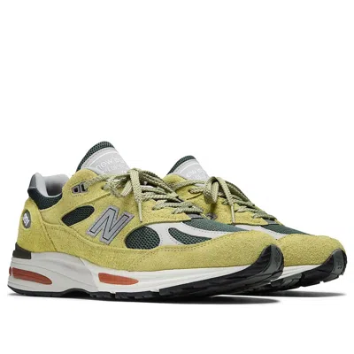 New Balance Made In Uk 991v2 Grape Sorbet Sneakers Beechnut In Multi