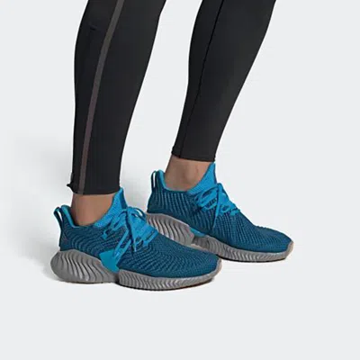 Adidas Originals Adidas Alphabounce Instinct 'blue' In Gray