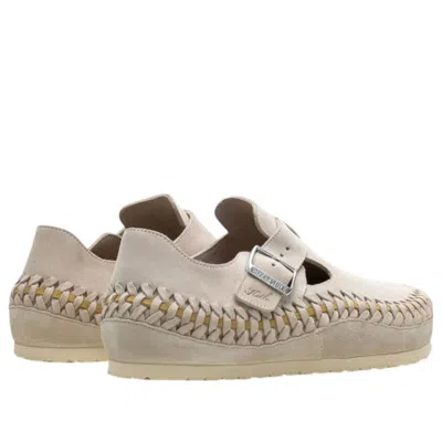 Birkenstock X Kith Unisex London Braided 'birch' In Brown