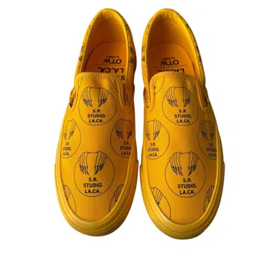 Vans X S.r. Studio. La. Ca. Otw Slip-on 98 Vibram 'sr Claw Print' In Gold