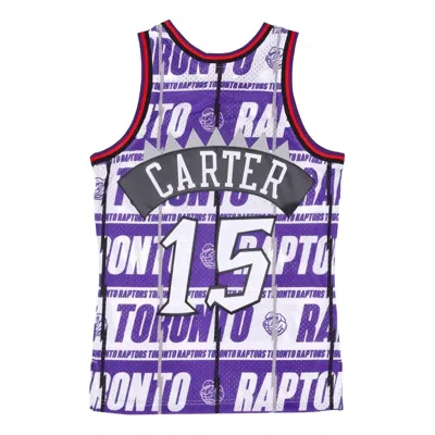Mitchell & Ness Men's Basketball Tank Top Nba Teamwrap Swingman Jersey Hardwood Classics No 15 Vince Carter 1998-99 In Blue