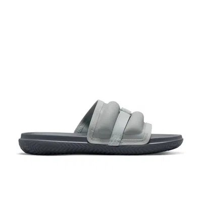 Air Jordan Super Play Slide 'silver Green Bean' In Gray