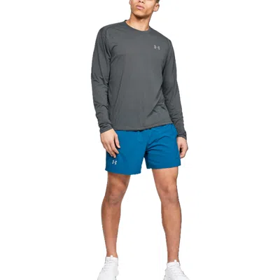 Under Armour Men's  Mesh Running Long Sleeves Gray