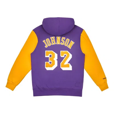 Mitchell & Ness X Nba Los Angeles Lakers Player Hoodie 'magic Johnson 32' In Multi