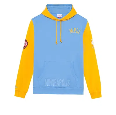 Mitchell & Ness X Nba Hwc Night Fleece Hoodie 'minneapolis Lakers' In Multi