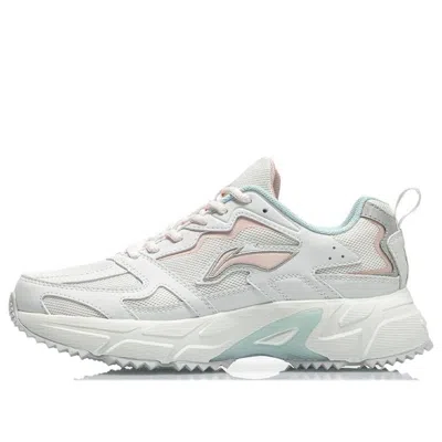 Li-ning (wmns)  Retro Running Shoes 'white Pink' In Multi