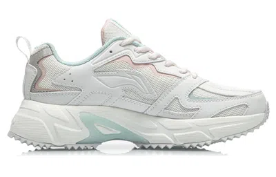 Li-ning (wmns)  Retro Running Shoes 'white Pink' In Multi
