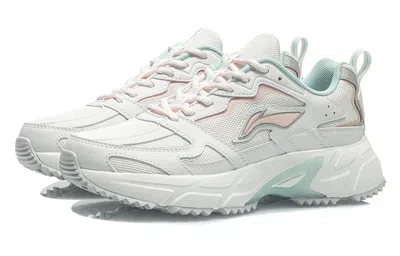 Li-ning (wmns)  Retro Running Shoes 'white Pink' In Multi