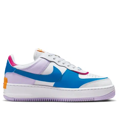Nike (wmns)  Air Force 1 Shadow 'white Photo Blue Lilac Bloom Pink' In Multi