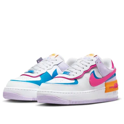 Nike (wmns)  Air Force 1 Shadow 'white Photo Blue Lilac Bloom Pink' In Multi
