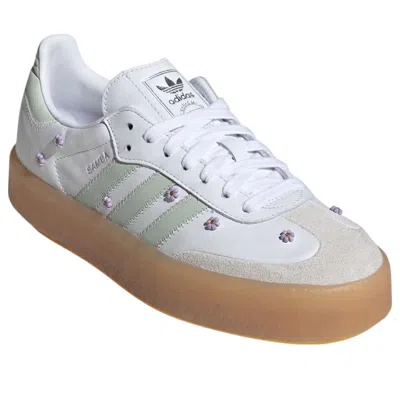 Adidas Originals (wmns)  Sambae ""cloud White/linen Green/gum"" In Multi